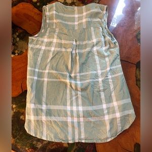 Mountain Khaki Plaid Blouse